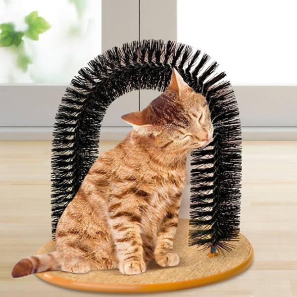 愛貓自梳拱門蹭毛器 