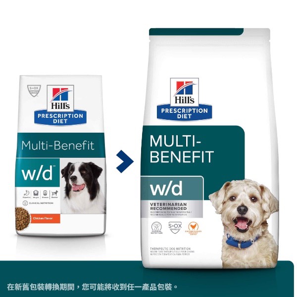 希爾思處方食品犬用W/D血糖配方 