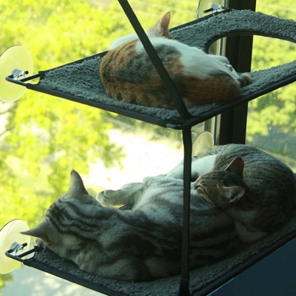 KH窗台雙層貓吊床 