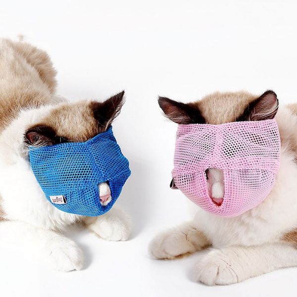 多樂米網布貓防咬口罩 