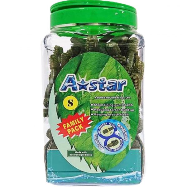 A-STAR多效雙頭潔牙骨桶裝(尺寸內選) 
