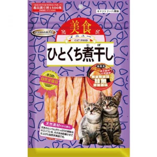 AM貓專用無鹽無調味鱈魚香絲-鮭魚 