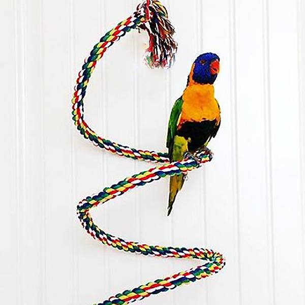 鳥用攀爬棉繩 