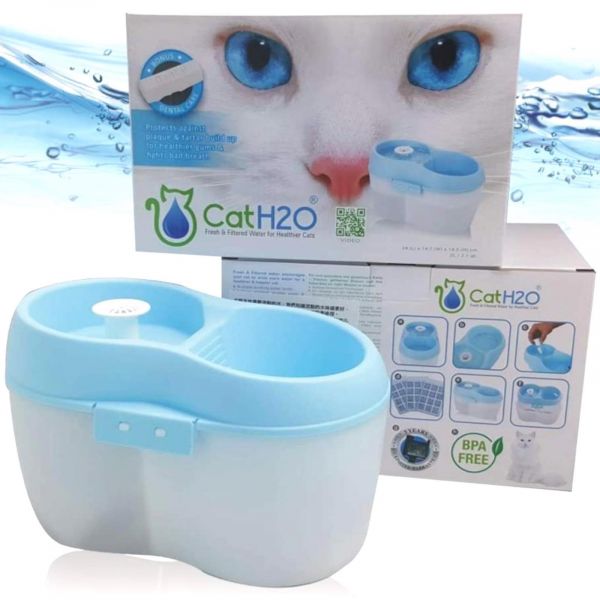 Dog & Cat H2O有氧濾水機2L藍色 
