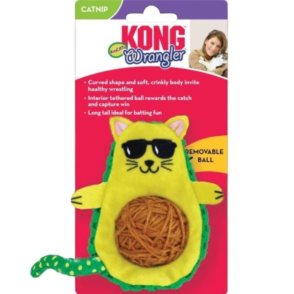 KONG‧CAT酪梨貓玩具 