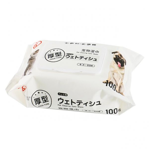IRIS厚型護理濕紙巾100入(白) 