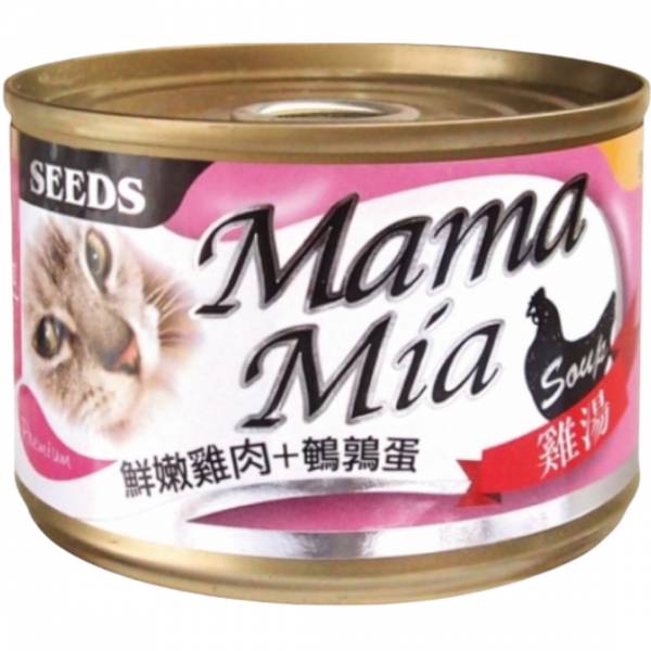 MamaMia機能愛貓雞湯餐罐170g 