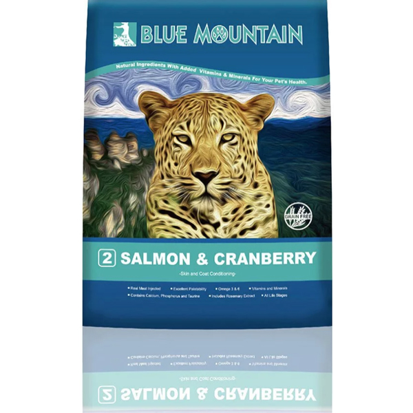 荒野藍山貓皮毛保健專門配方-鮭魚+蔓越莓5.5LB 
