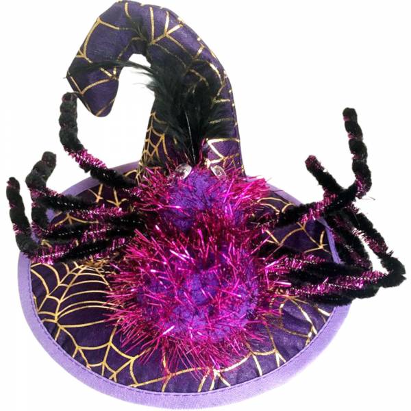 紫蜘蛛巫師變身帽 