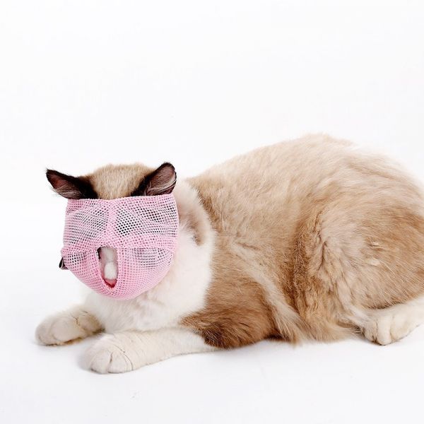 多樂米網布貓防咬口罩 