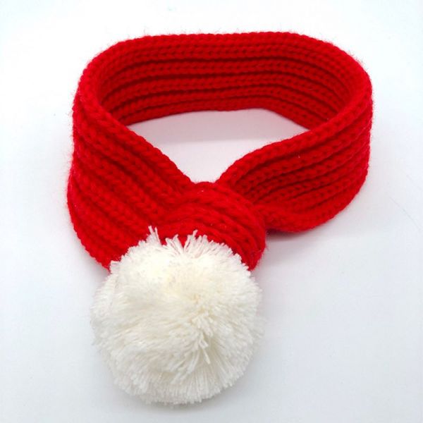 聖誕紅色圍巾 