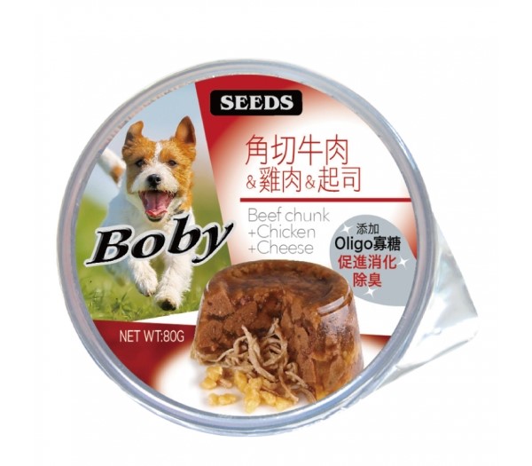 Boby特級機能愛犬餐罐80g 