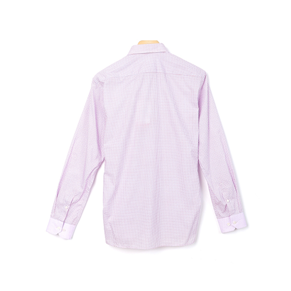 埃及棉舒適商務襯衫(男)-粉紫-印度進口布 