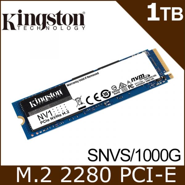 Kingston 1000G NV1 M.2 2280 NVMe SSD Kingston 1000G NV1 M.2 2280 NVMe SSD