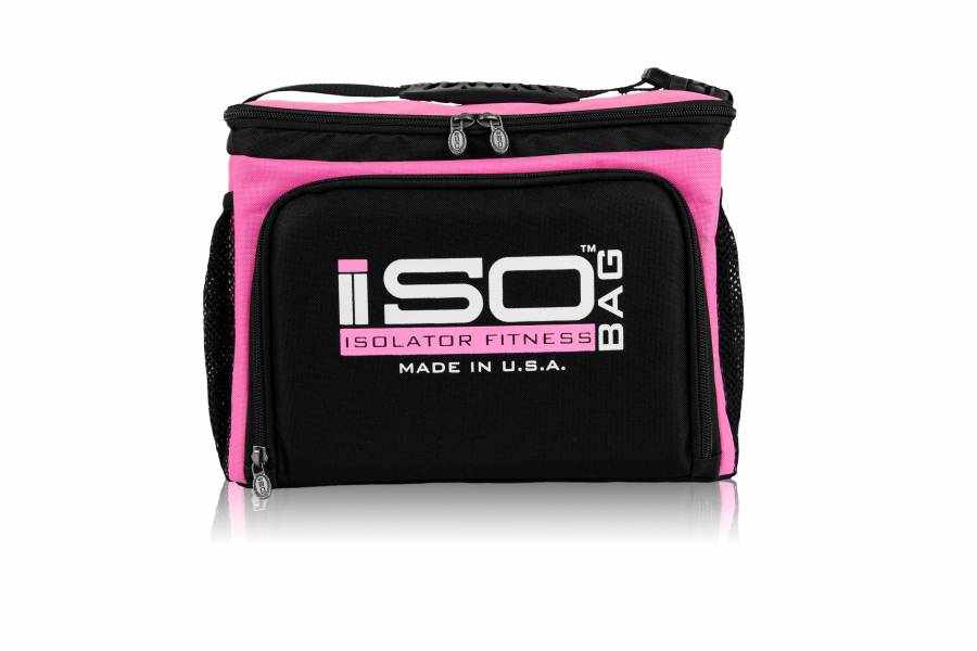 美國ISO cube 6餐雙層保鮮保冷袋(粉色) 餐袋
健身
健美
備賽用品