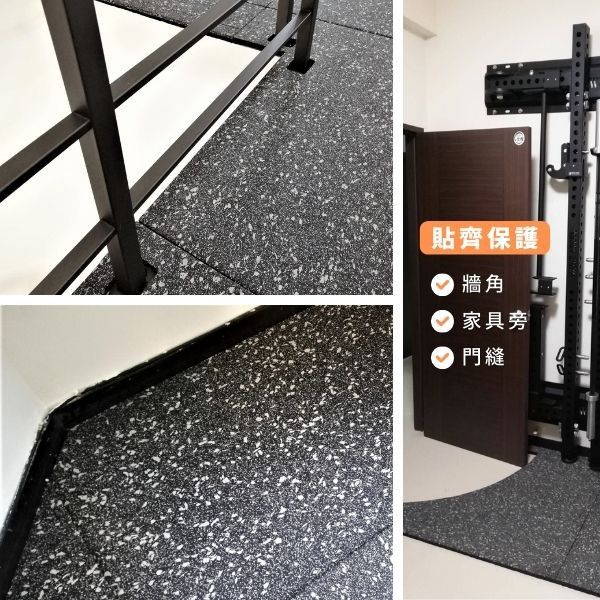 Fire Rated Rubber Gym Flooring 