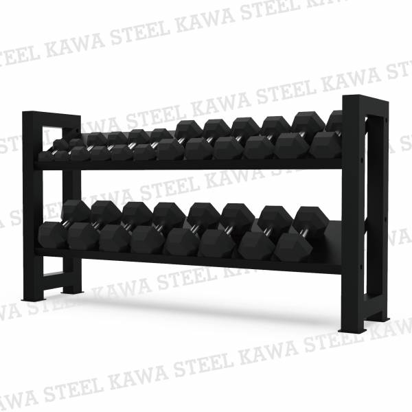 Kawa Steel  2 Tier Dumbbell Rack 
