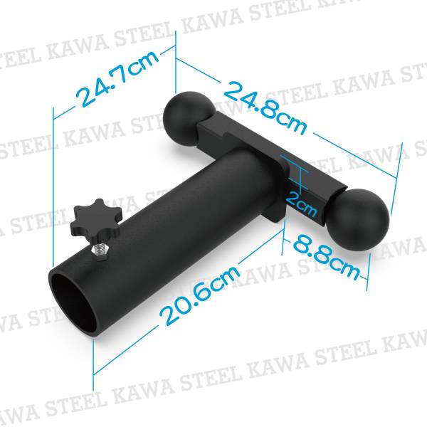 Kawa Steel Double Spherical Landmine Handle 