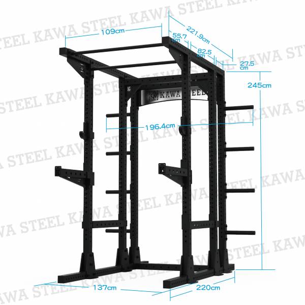 Kawa Steel Six Pillars Rack 