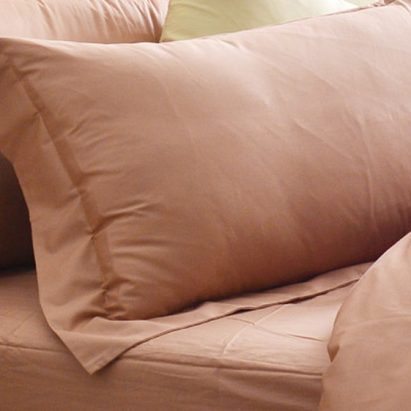 Cozy inn  單人  簡單純色-梅子咖-200織精梳棉薄被套床包組 100%精梳棉,薄被套,被套床包組,精梳棉床包組,梅子咖,單人