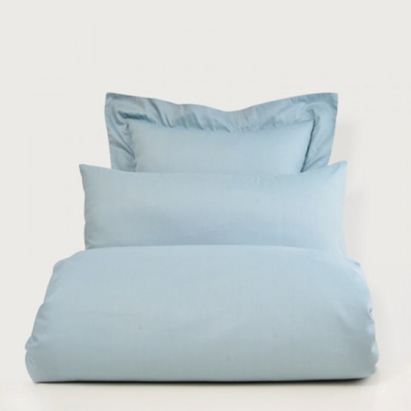 Cozy inn  單人  簡單純色-灰藍-200織精梳棉薄被套床包組 100%精梳棉,薄被套,被套床包組,精梳棉床包組,灰藍,單人