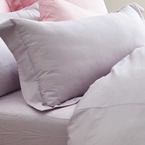 Cozy inn  單人  簡單純色-丁香紫-200織精梳棉薄被套床包組 100%精梳棉,薄被套,被套床包組,精梳棉床包組,丁香紫,單人