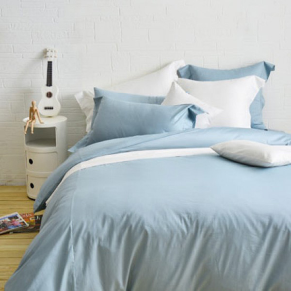 Cozy inn  單人  簡單純色-灰藍-200織精梳棉薄被套床包組 100%精梳棉,薄被套,被套床包組,精梳棉床包組,灰藍,單人