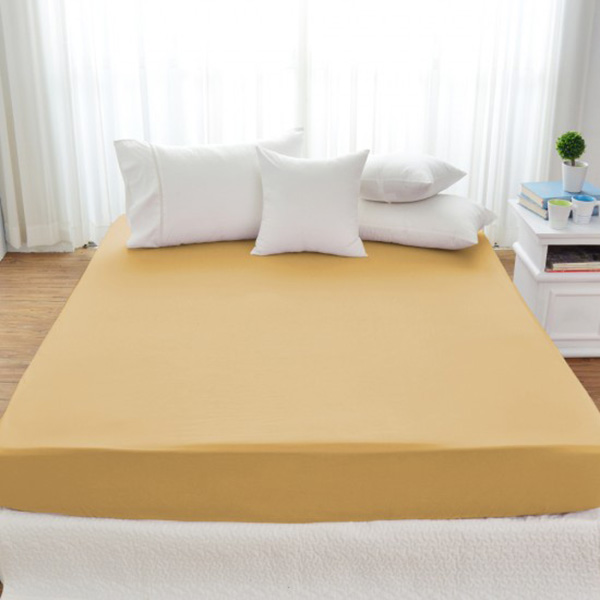 Cozy inn  加大 極致純色-焦糖棕-300織精梳棉床包 100%精梳棉,床包,精梳棉床包,焦糖棕,加大