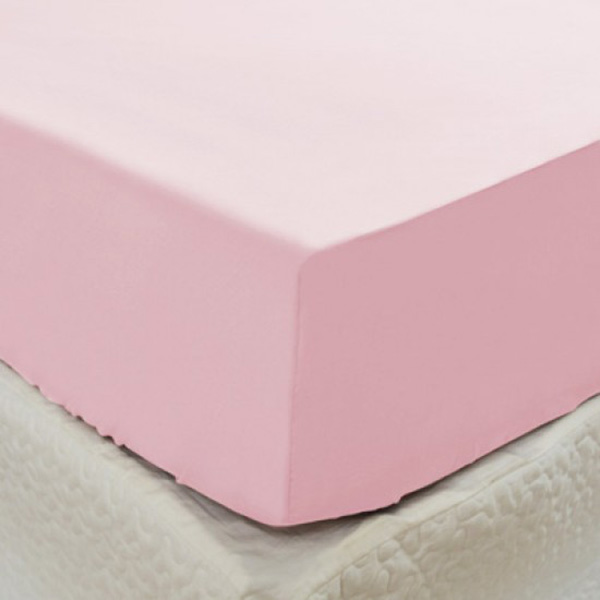 Cozy inn  加大 極致純色-珠光粉-300織精梳棉床包 100%精梳棉,床包,精梳棉床包,珠光粉,加大