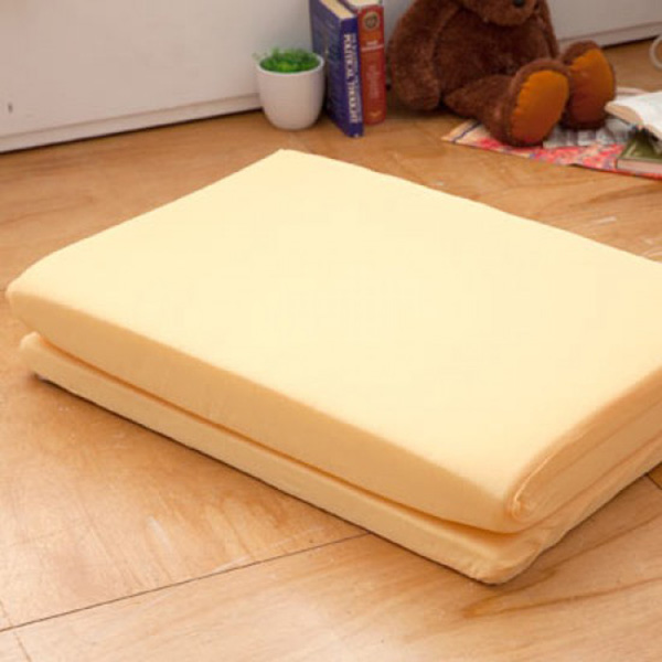 LAMINA  單人 抗菌透氣床墊5cm-香橙黃 透氣床墊,抗菌,抗菌床墊,三折

