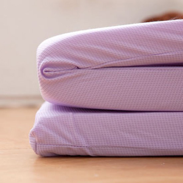 LAMINA  單人 抗菌透氣床墊5cm-薰衣紫 薰衣紫,透氣床墊,抗菌,抗菌床墊,三折