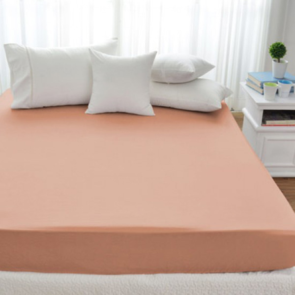 Cozy inn  單人  簡單純色-梅子咖-200織精梳棉床包 100%精梳棉,床包,精梳棉床包,梅子咖,單人