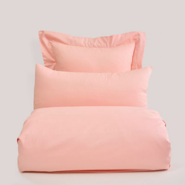 Cozy inn  特大 簡單純色-莓粉-200織精梳棉床包 100%精梳棉,床包,精梳棉床包,莓粉,特大