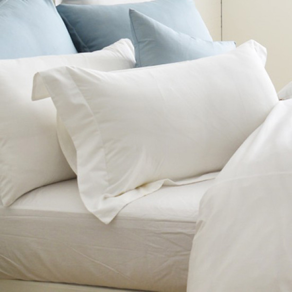 Cozy inn  單人  簡單純色-白-200織精梳棉薄被套床包組 100%精梳棉,薄被套,被套床包組,精梳棉床包組,白,單人