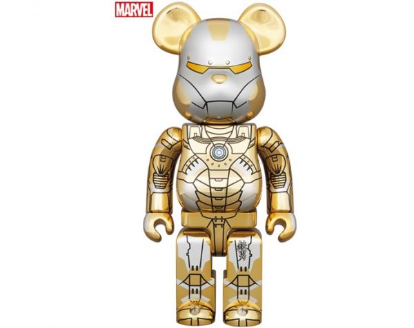 SORAYAMA I RONMAN | be@rbrick｜1000％｜空山基鋼鐵人｜MEDICOM TOY