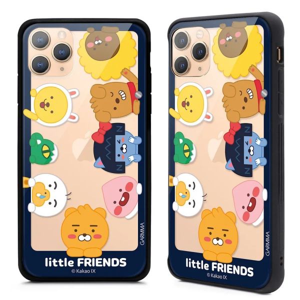 KAKAO iPhone11系列 玻璃殼-Little Friends大集合 