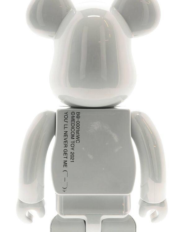 MEDICOM TOY｜Be@rbrick｜1st Model White Chrome｜400%