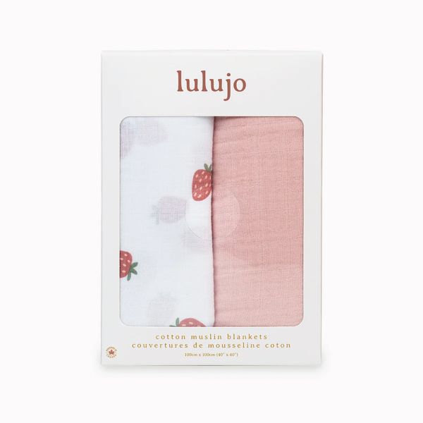 【lulujo】經典多功能包巾-2入組(草莓) 