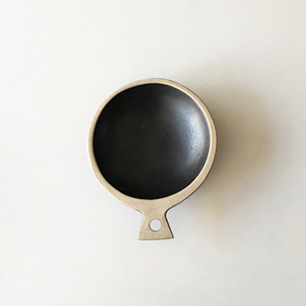 韓國mukyung 手工陶瓷圓盤-黑 
