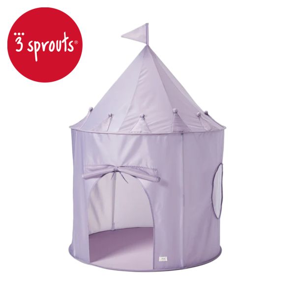 加拿大 3 sprouts友善地球兒童遊戲帳篷-紫色小城堡 