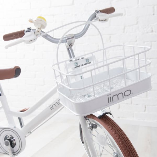 【iimo】兒童腳踏車16吋(時尚白) iimo,兒童腳踏車,16吋,兒童自行車,兒童單車,16",日本,日系腳踏車