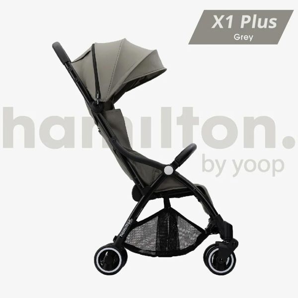 【Hamilton】 X1 Plus嬰兒推車 | 個性灰 