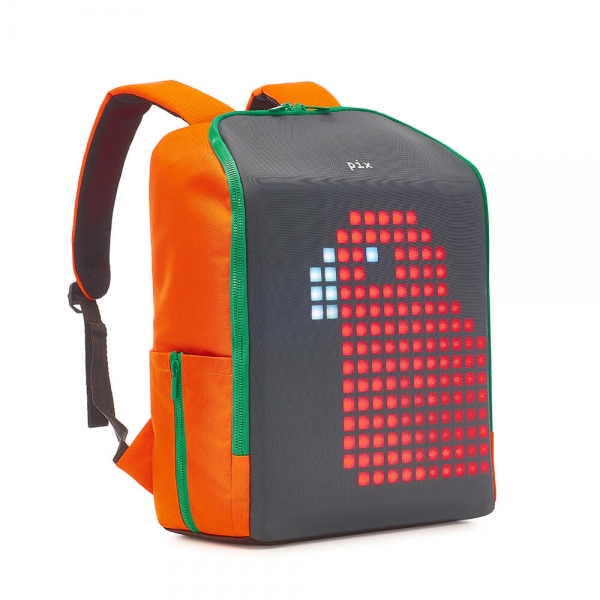 美國Pix Mini 兒童防水LED智能互動背包/書包-橘