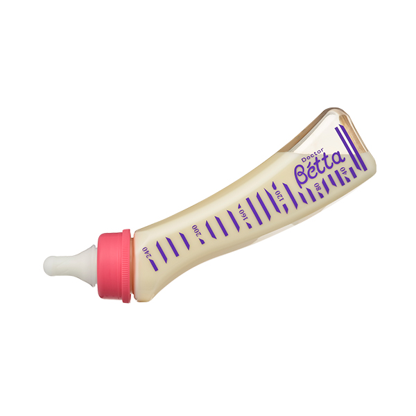 日本Dr.Betta防脹氣奶瓶Jewel S1-240ml(PPSU)-紫 