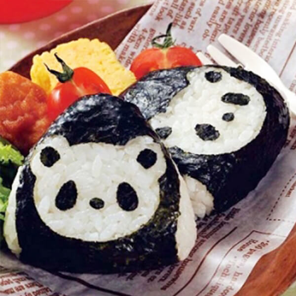 日本Arnest親子創意料理小物-熊貓海苔壓板 