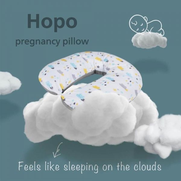 【unilove】Hopo多功能孕哺枕枕套(涼感款)-天氣款(純枕套-無枕芯) 