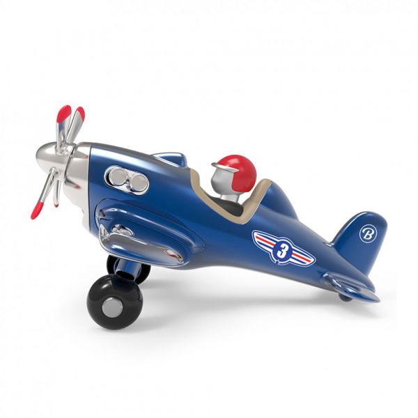 法國Baghera 精緻玩具小飛機-寶藍 