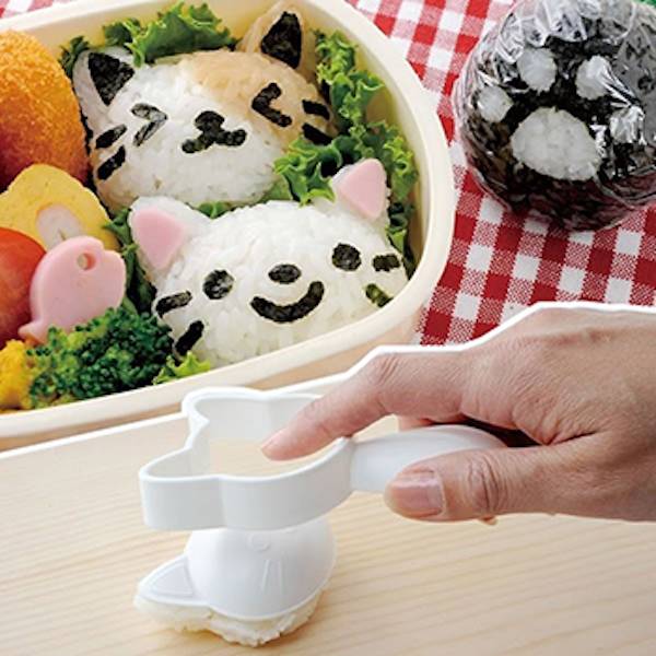 日本Arnest親子料理小物-貓咪飯糰壓模組 