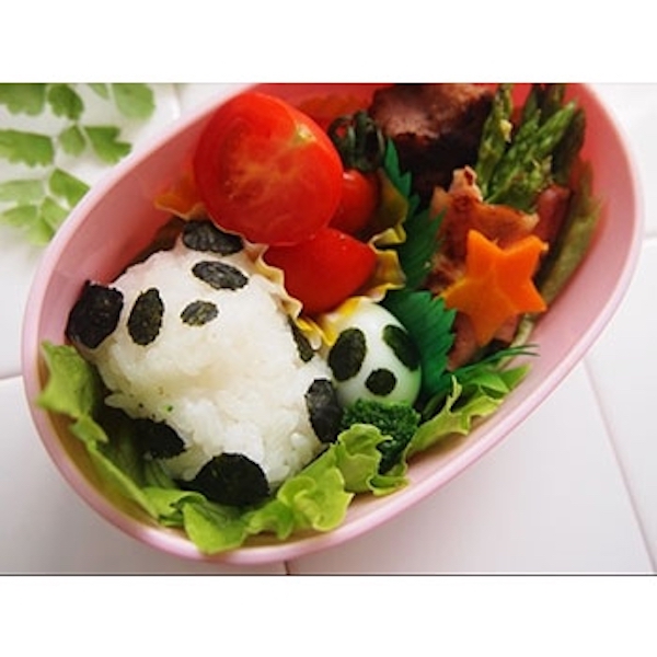 日本Arnest親子創意料理好物-熊貓飯糰壓模組 