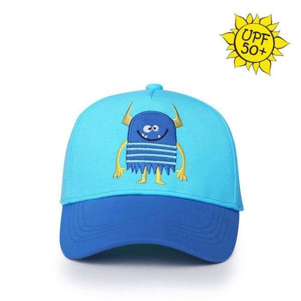 Flapjack 防曬透氣棒球帽-怪獸(藍) 